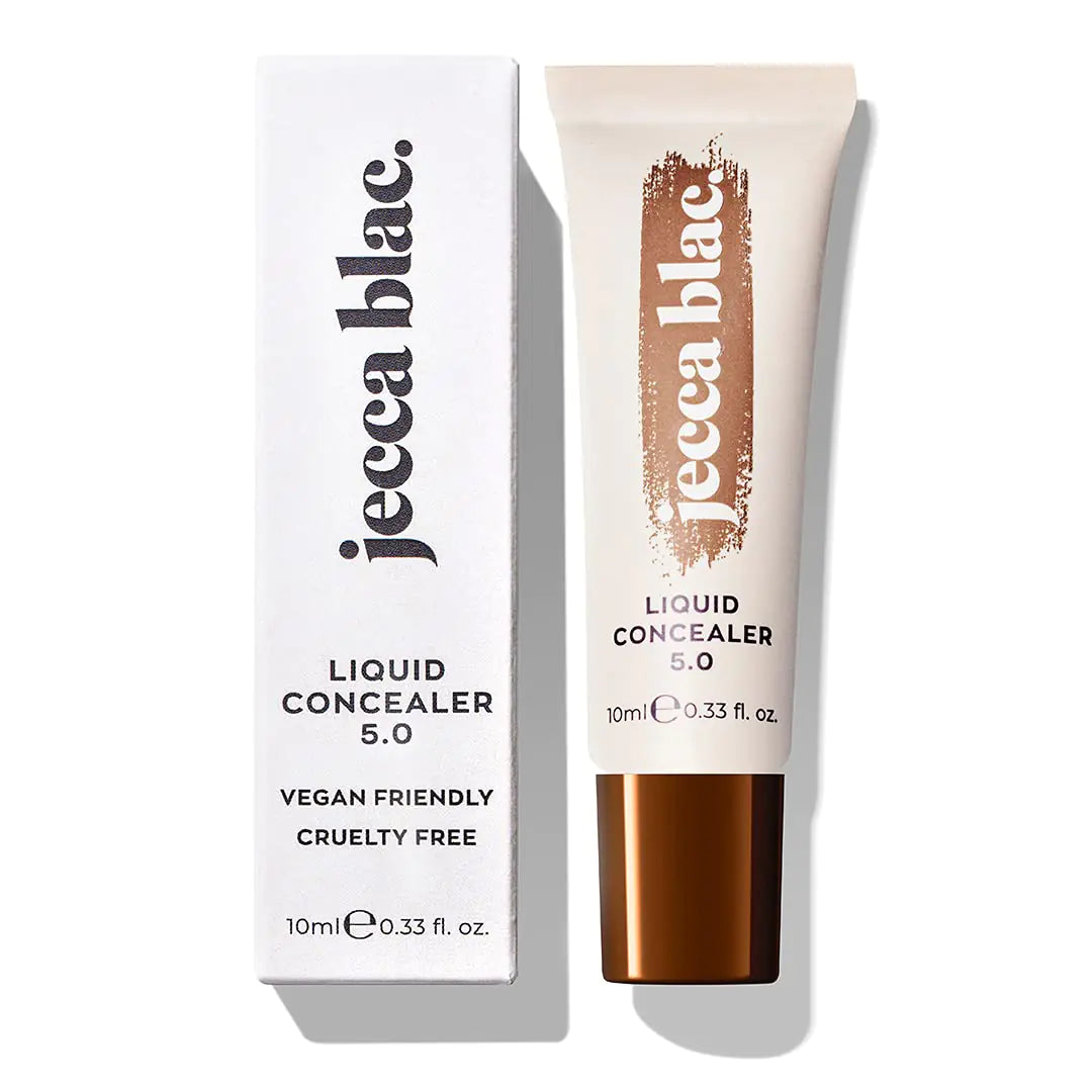 Jecca Blac Liquid Concealer Full Coverage Soft Matte Finish Long-lasting and Transfer-Resistant Gender Neutral and LGBTIQA+ Inclusive Make Up Shade 5.0 10ml