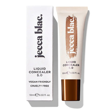 Jecca Blac Liquid Concealer Full Coverage Soft Matte Finish Long-lasting and Transfer-Resistant Gender Neutral and LGBTIQA+ Inclusive Make Up Shade 5.0 10ml