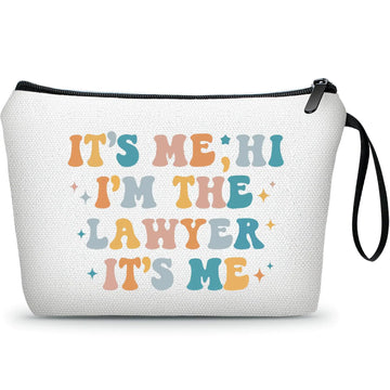 KONSOM Paralegal Gifts Lawyer Gifts for Wome Small Cosmetic Make Up Bag for Lawyer Law Student Birthday Gifts for WomenFriendMomSisterBestieCoworkerChristmas Gifts