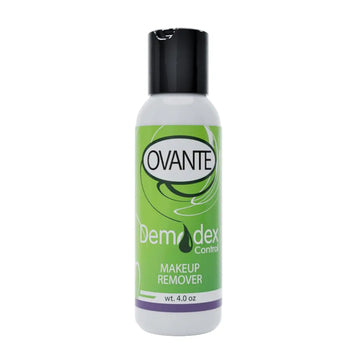 Ovante Demodex Mite Eliminating Face Wash & Make Up Remover With Tea Tree Oil For Human With Demodex Mite Rosacea Blepharitis Itchy Eyelids & Lashes - 4.0 oz