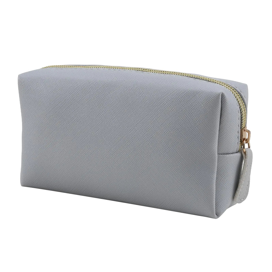 Apooliy Leather Makeup Bag for Purse Travel Portable Small Cosmetic Organizer for Women and Girls Make up Bag with Zipper
