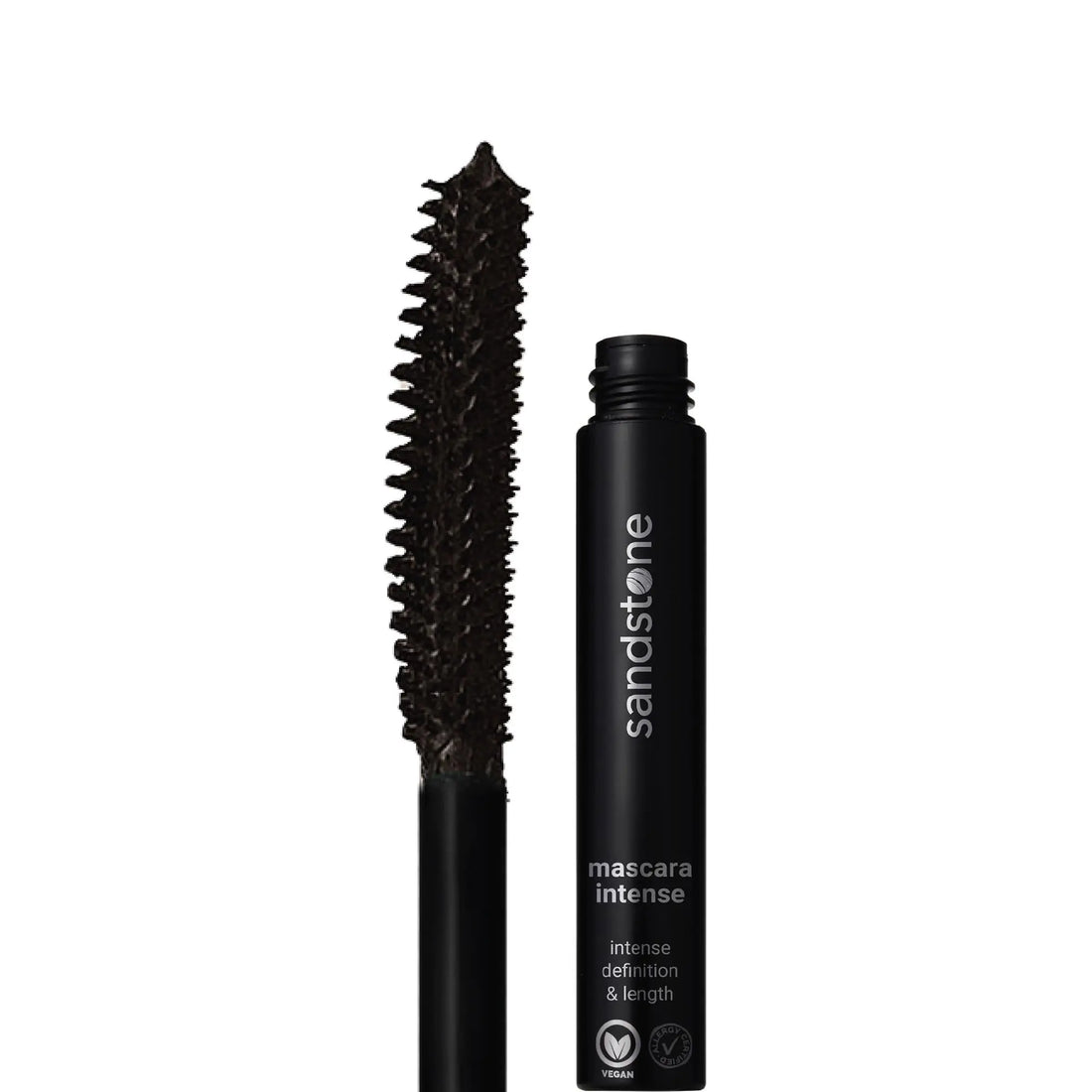 Sandstone Scandinavia Hypoallergene Mascara Empfindliche Augen | Volume Wimperntusche Braun für Volumen und Intensität | Allergie-zertifizierte Wimperntusche Lange Wimpern | Hypoallergenic Make up