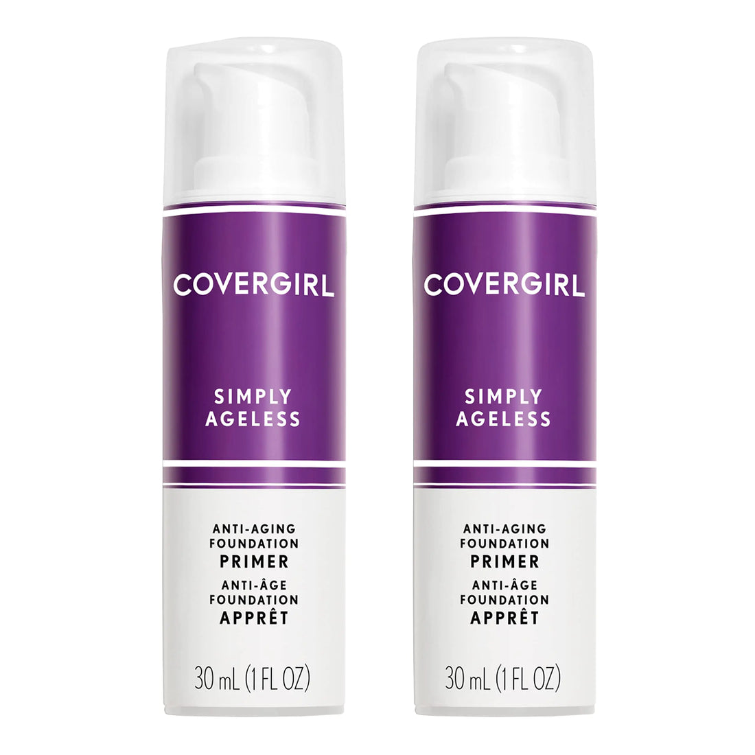Covergirl Simply Ageless Oil Free Make Up Primer Pack of 2