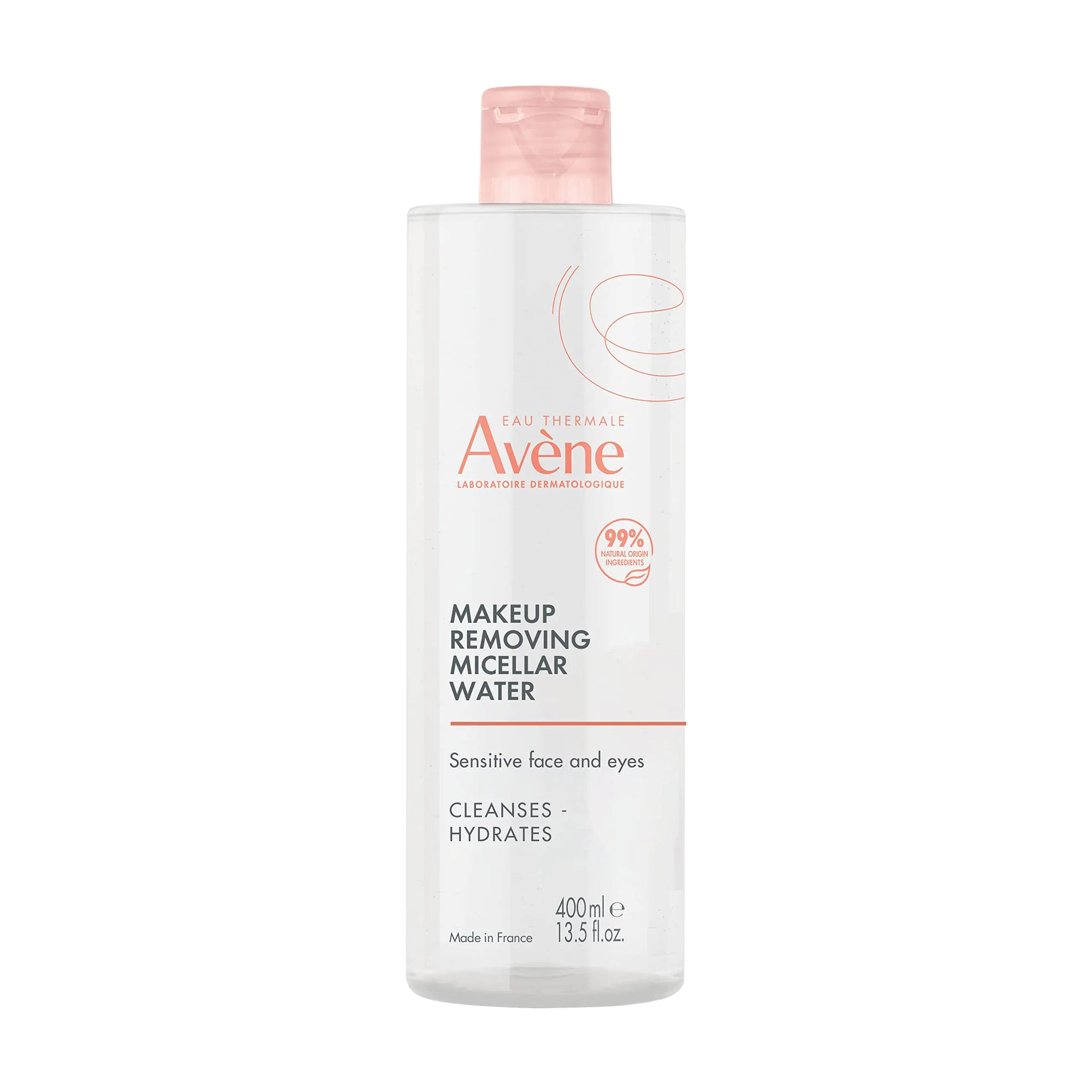 Avene Micellar Lotion Cleansing Water - Soap-Free 3-in-1 Cleanser Toner Make-up Remover - All Skin Types - Non-Comedogenic -16.8 Fl Oz