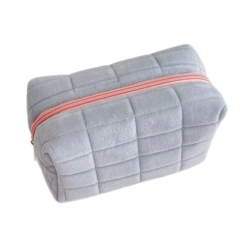 XPONNI Small Cosmetic Bag Cute Makeup Bag Y2k Accessories Aesthetic Make Up Bag Y2k Purse Cosmetic Bag for Purse (blue)